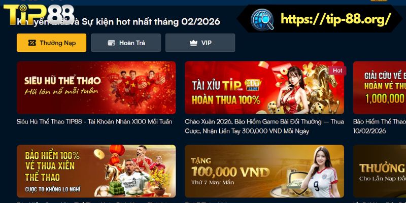 Câu hỏi thường gặp về khuyến mãi trên TIP88