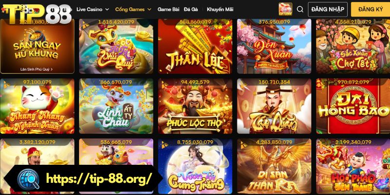 Giới thiệu dòng game nổ hũ trên TIP88