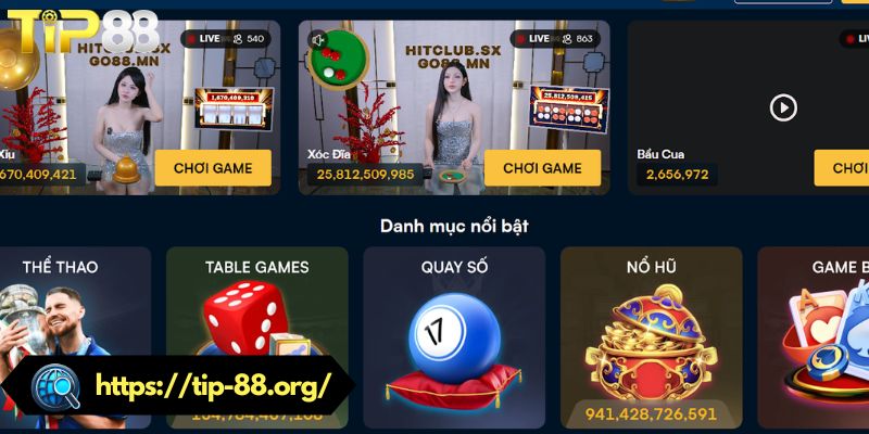 Những điểm làm nên thương hiệu của nhà cái TIP88