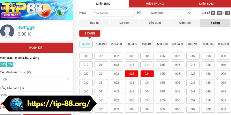 Những hình thức cược trong lô đề siêu tốc TIP88