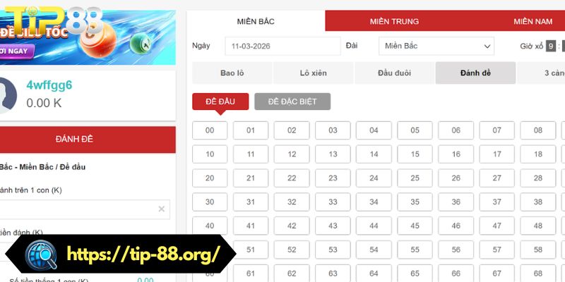 Ưu điểm của sảnh chơi lô đề siêu tốc TIP88